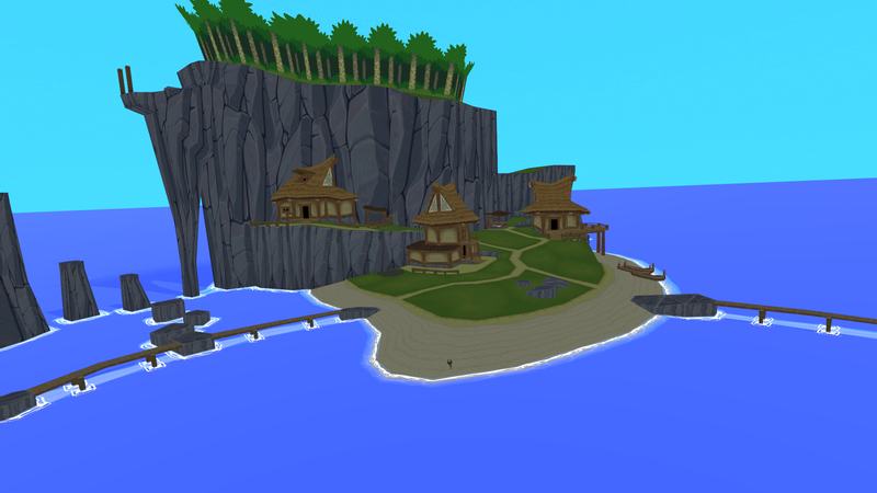 Still a lot to do. The ocean isn’t animated and I am hoping to add things like better lightning, being able to enter the buildings, and grass similar to the the original game. But what is there is playable.